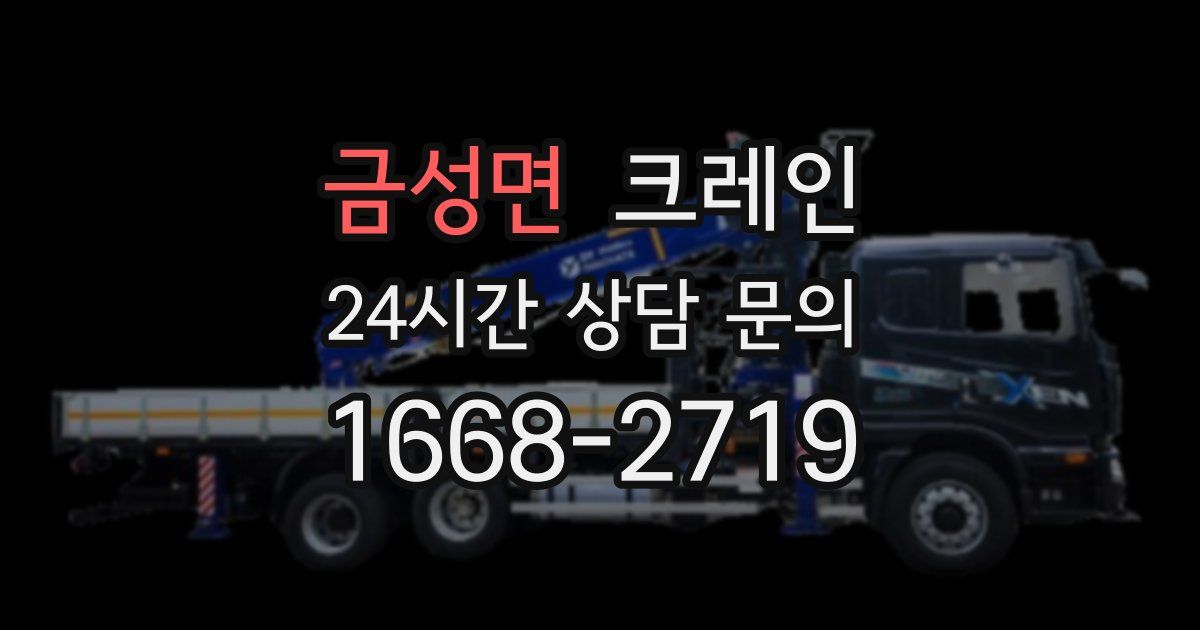 금성면 크레인