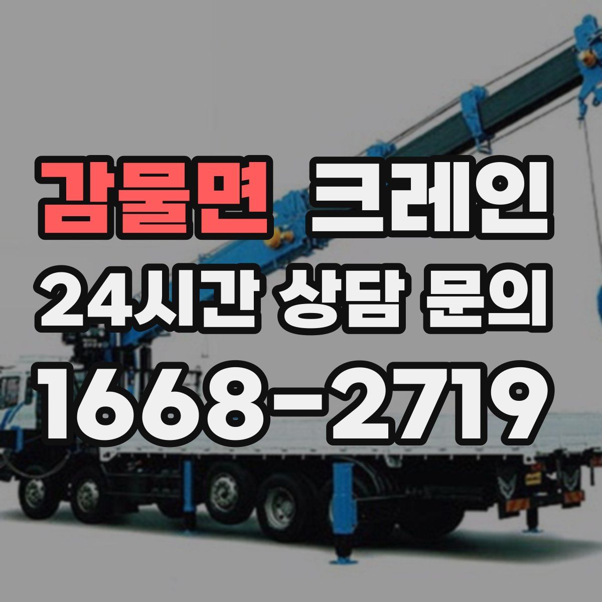 감물면 카고 크레인