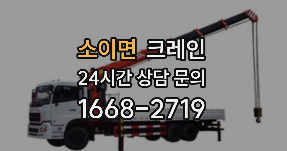 소이면 크레인