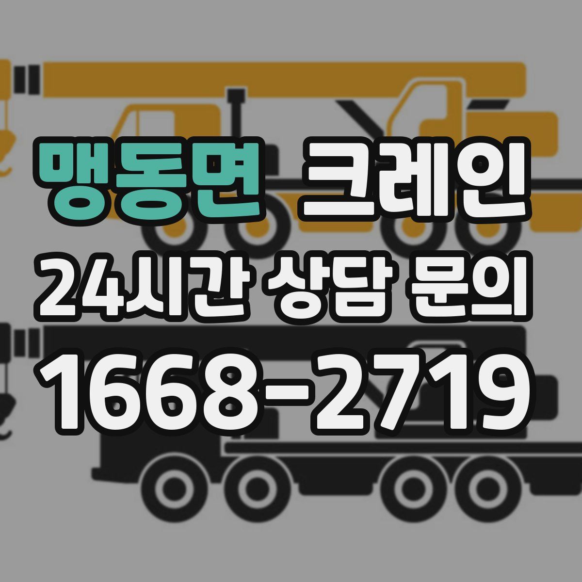 맹동면 카고 크레인