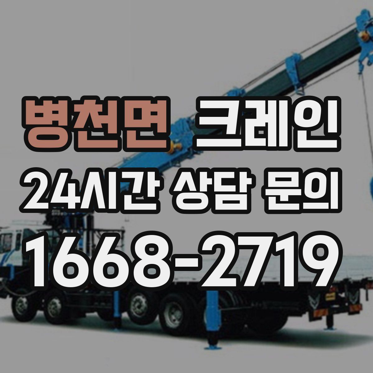 병천면 카고 크레인