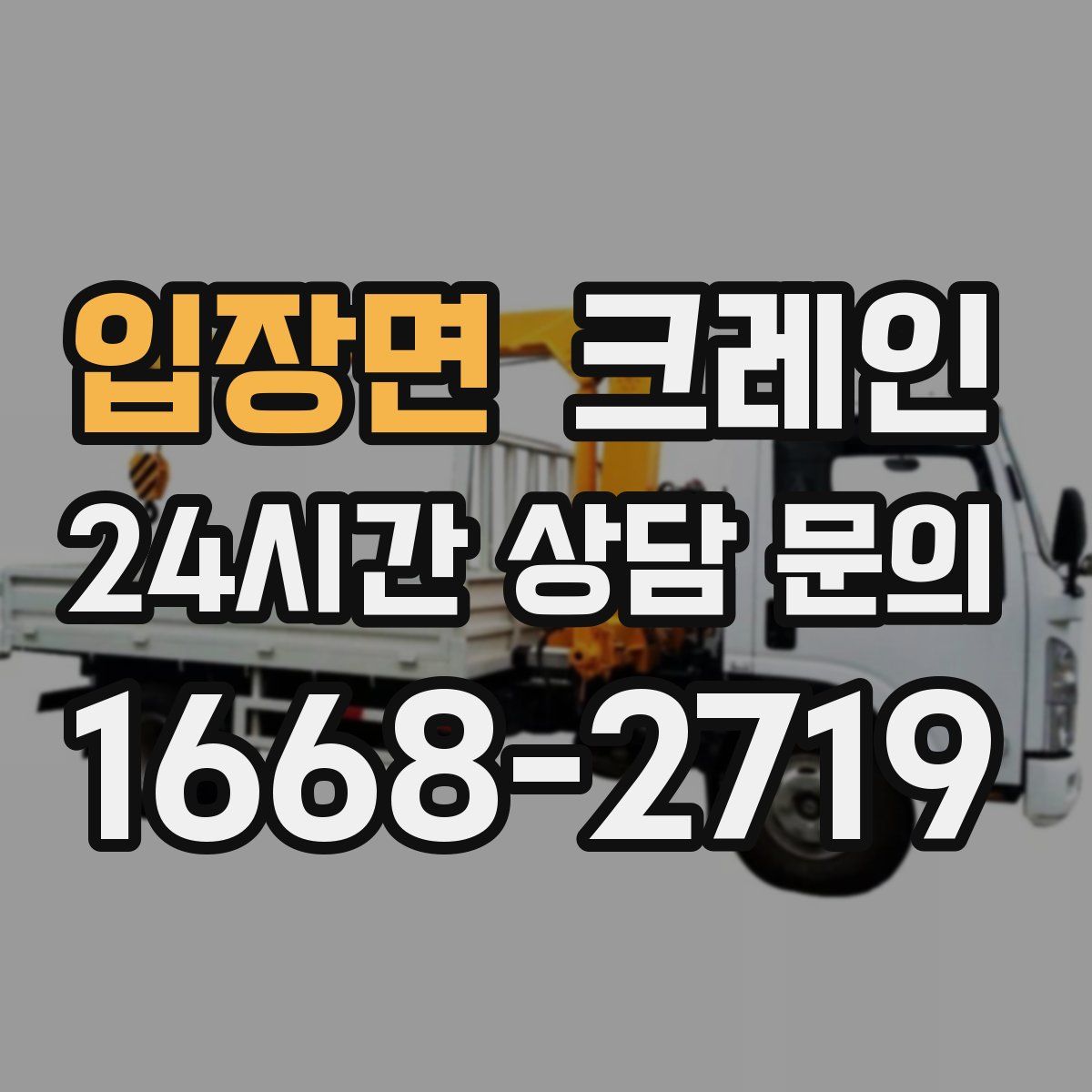 입장면 카고 크레인