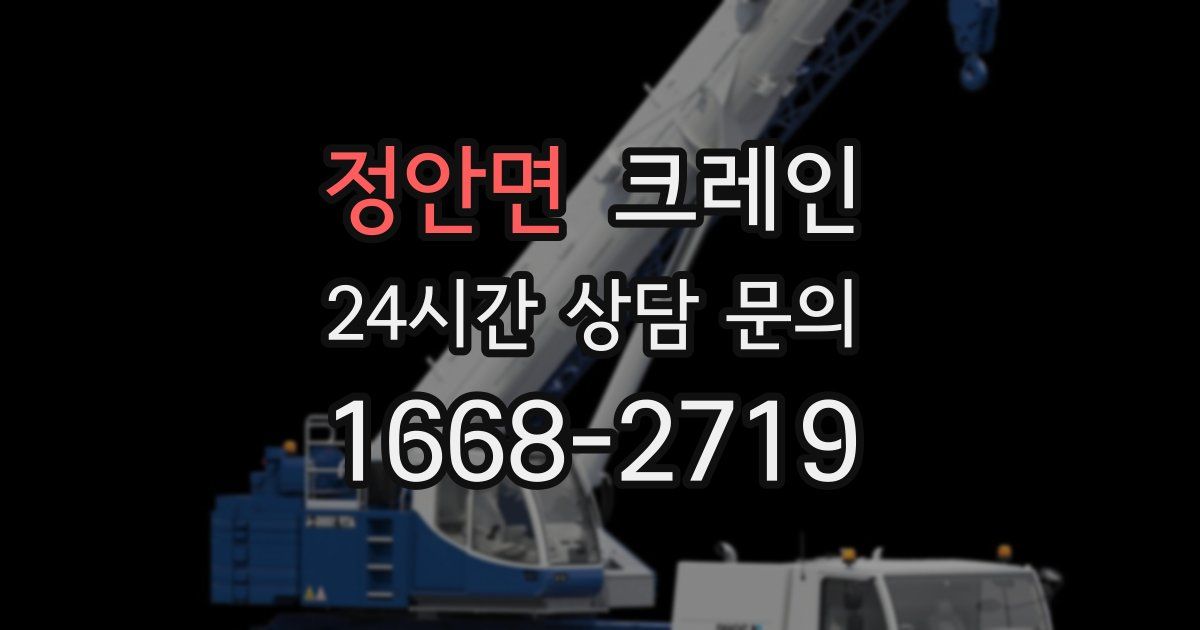 정안면 크레인