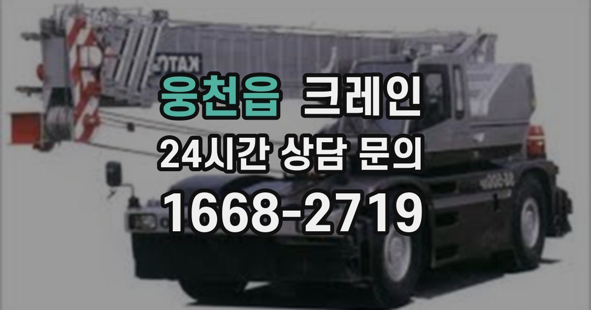 웅천읍 크레인