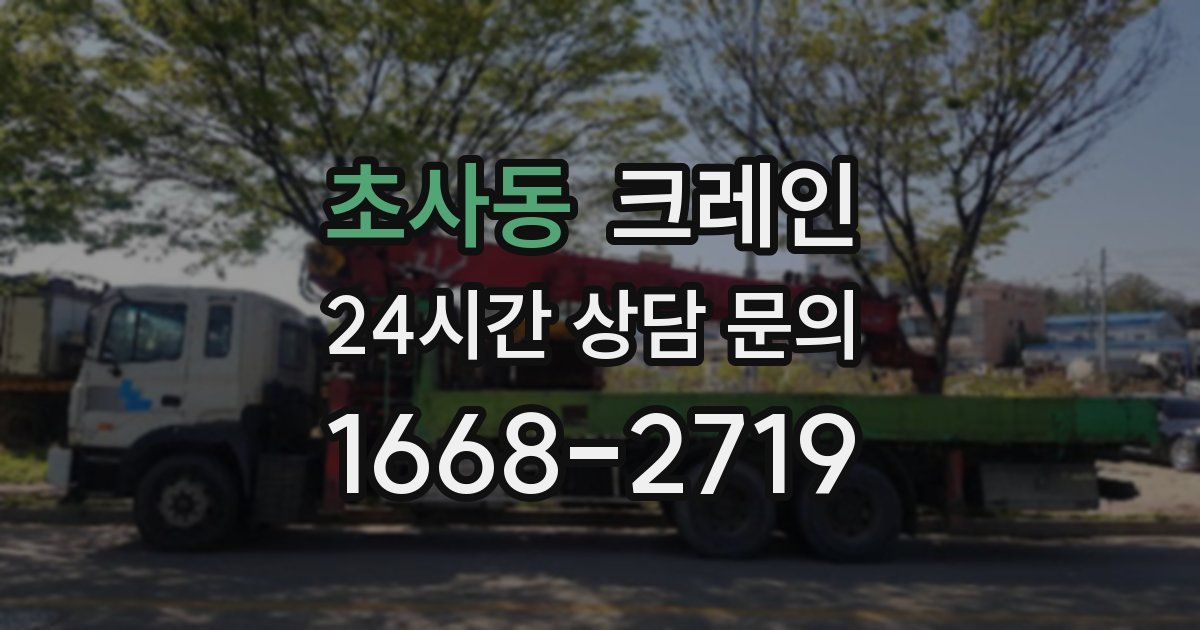 초사동 크레인