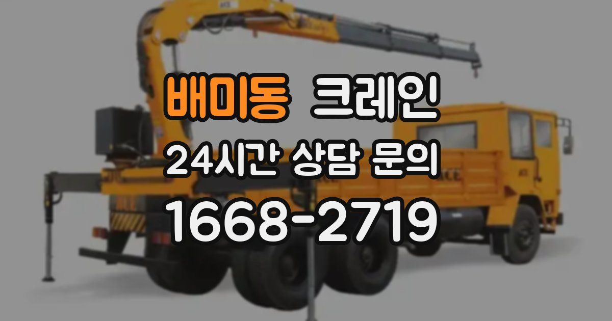 배미동 크레인
