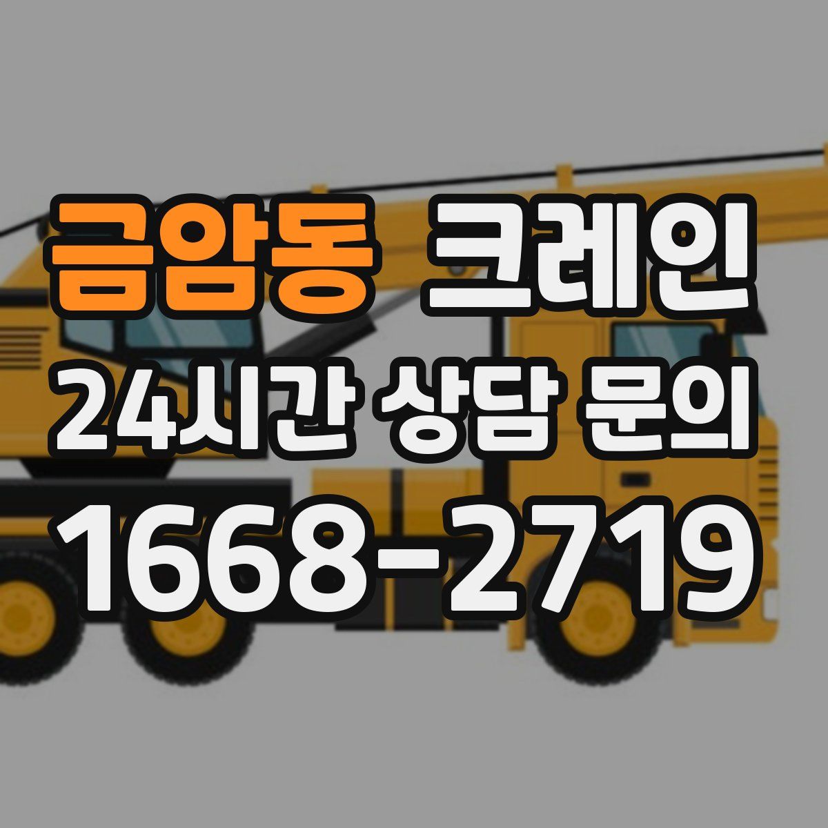 금암동 카고 크레인