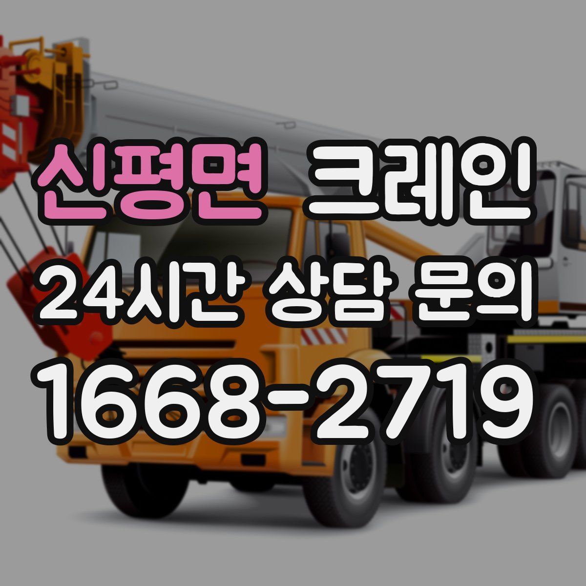 신평면 카고 크레인