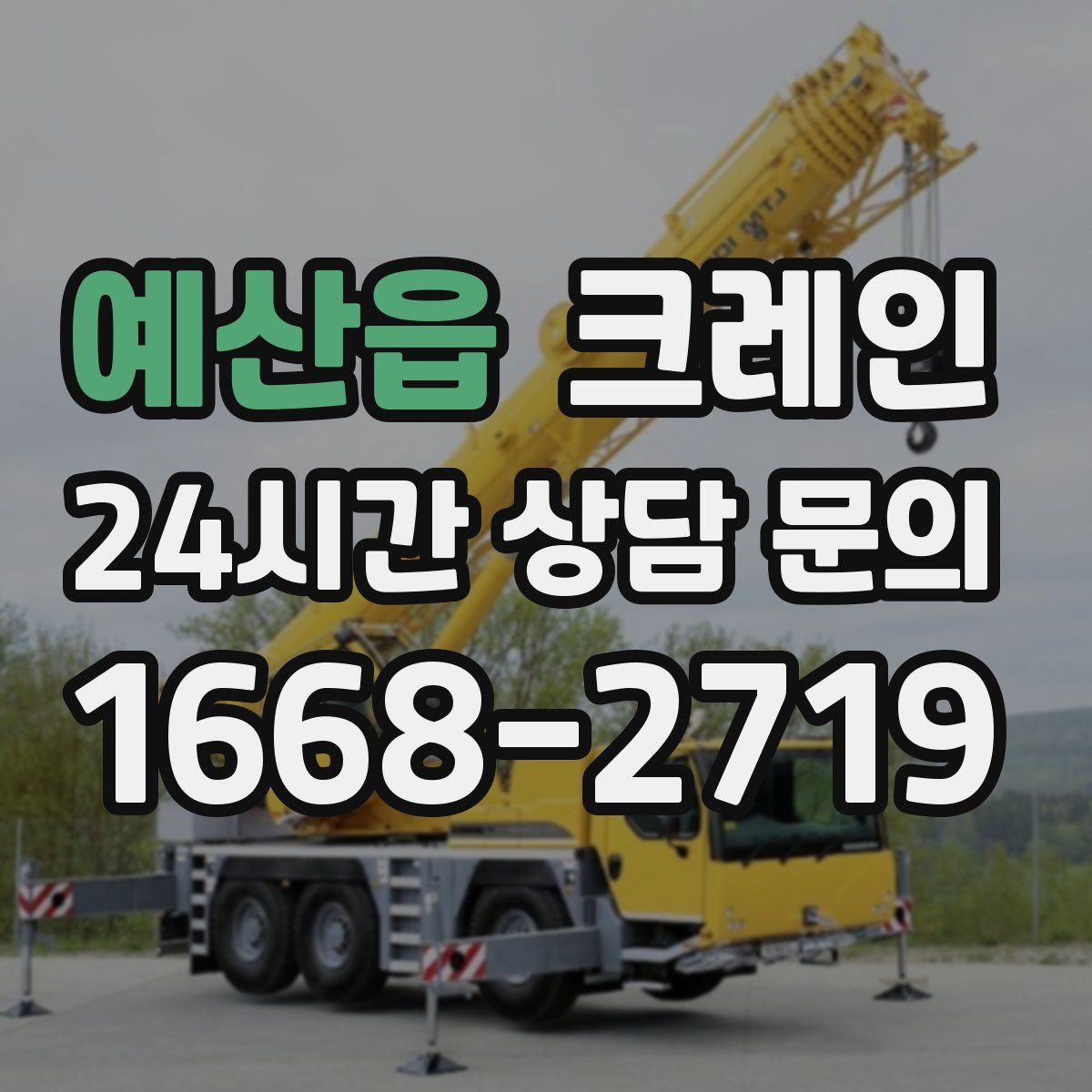 예산읍 카고 크레인