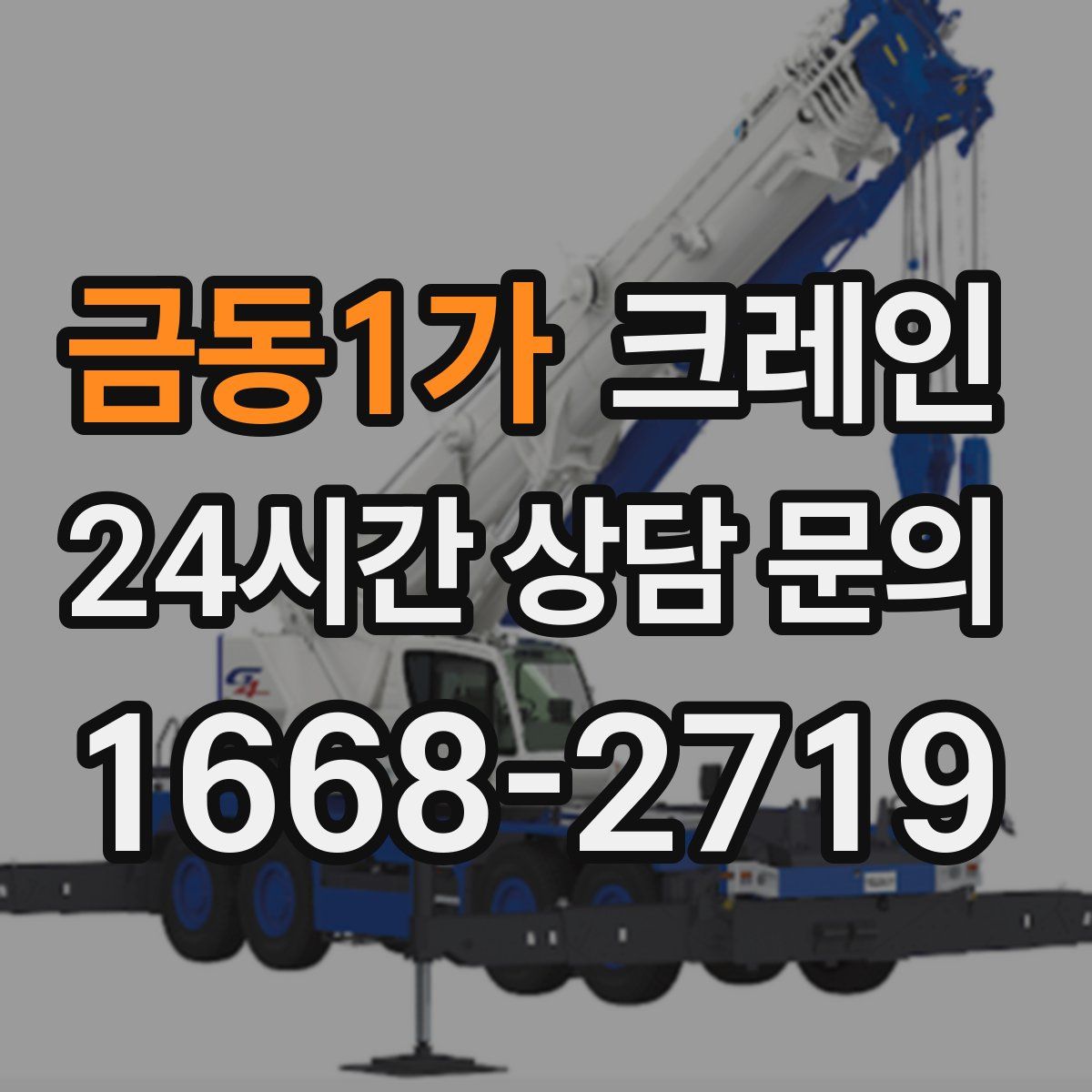 금동1가 카고 크레인