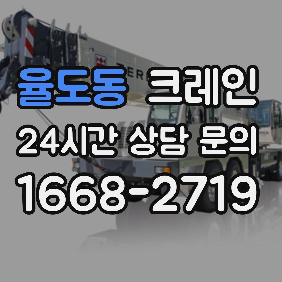 율도동 카고 크레인