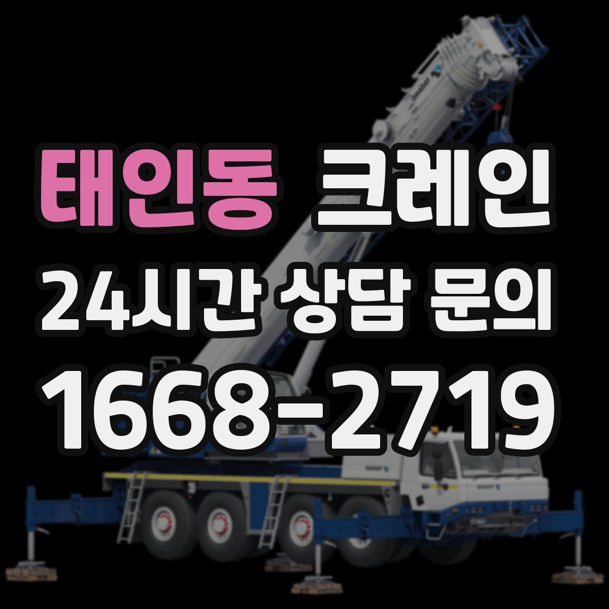 태인동 카고 크레인