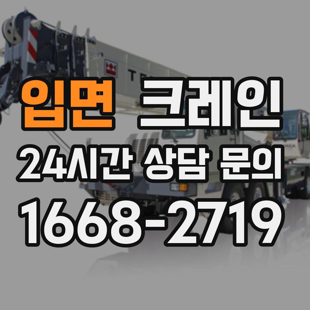 입면 카고 크레인