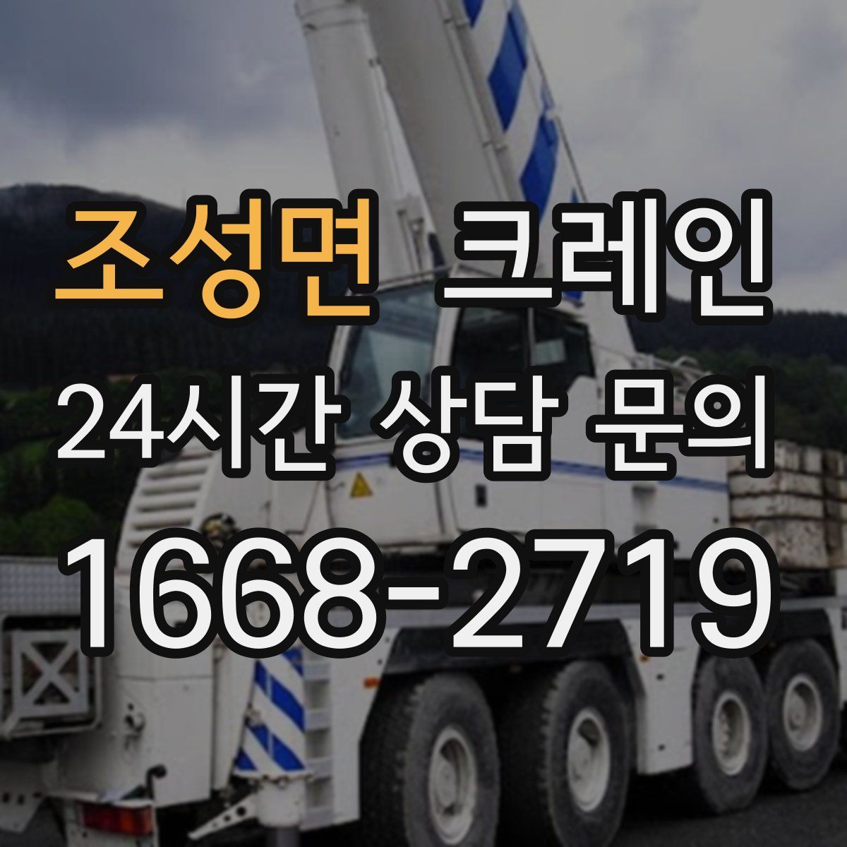 조성면 카고 크레인