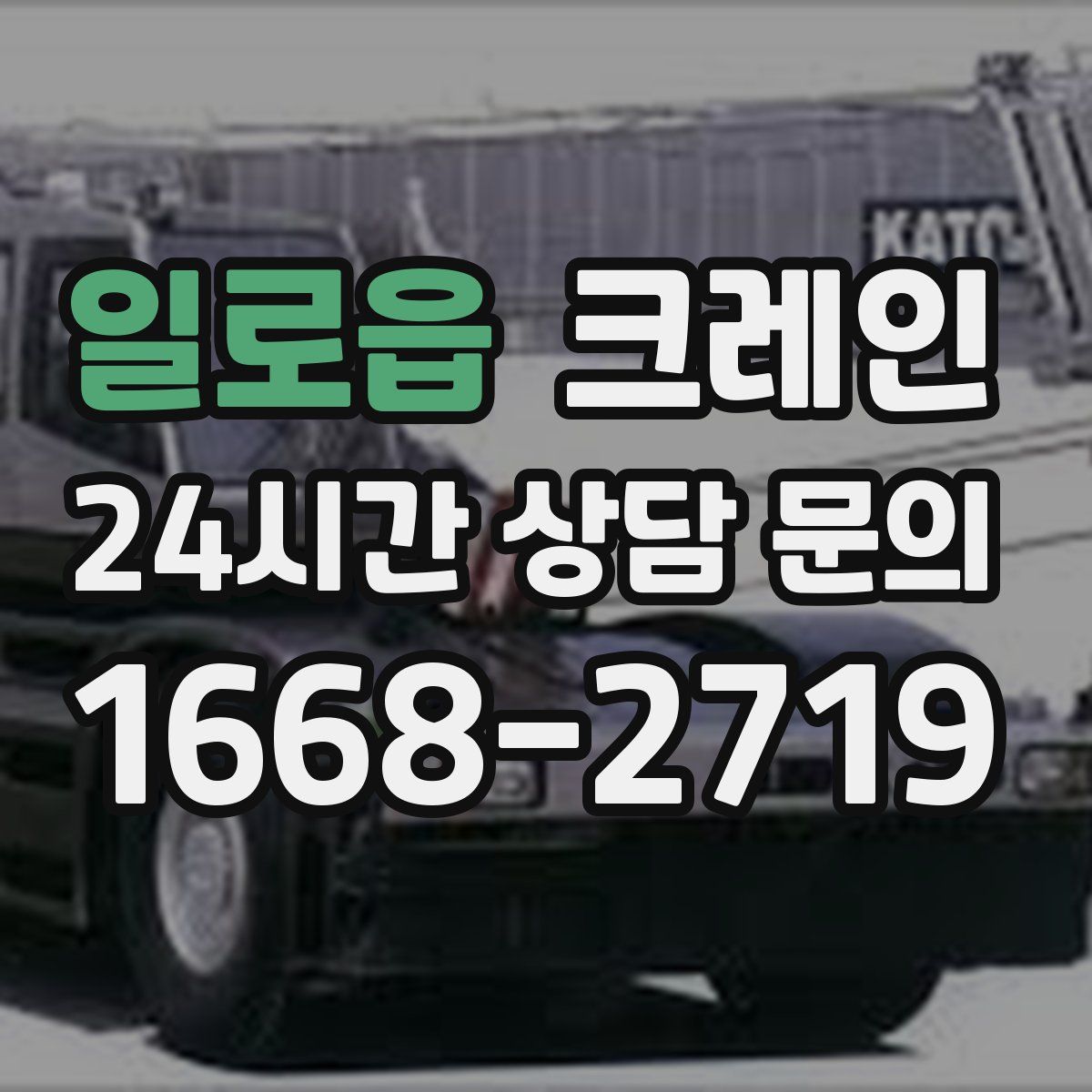 일로읍 카고 크레인