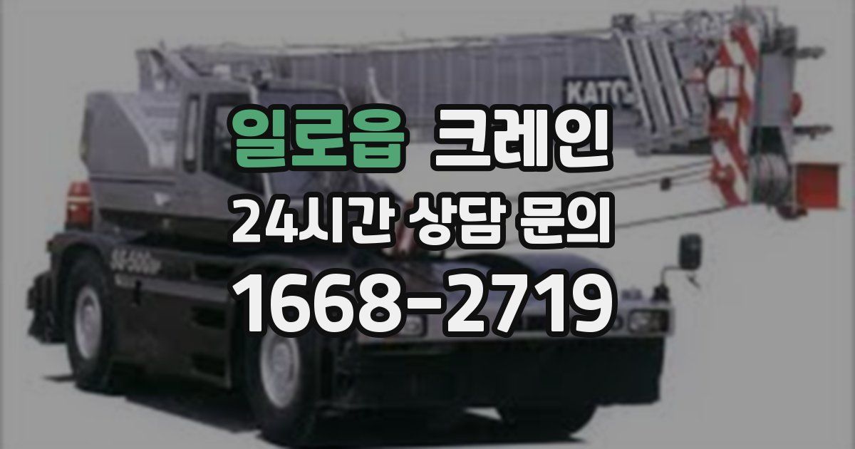 일로읍 크레인