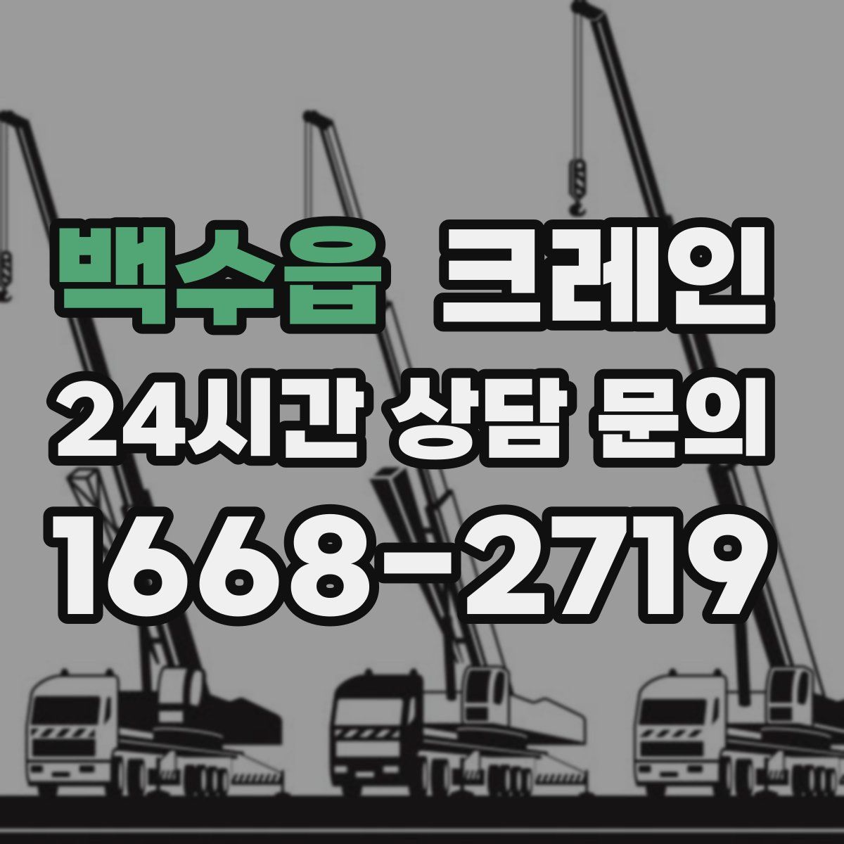 백수읍 카고 크레인