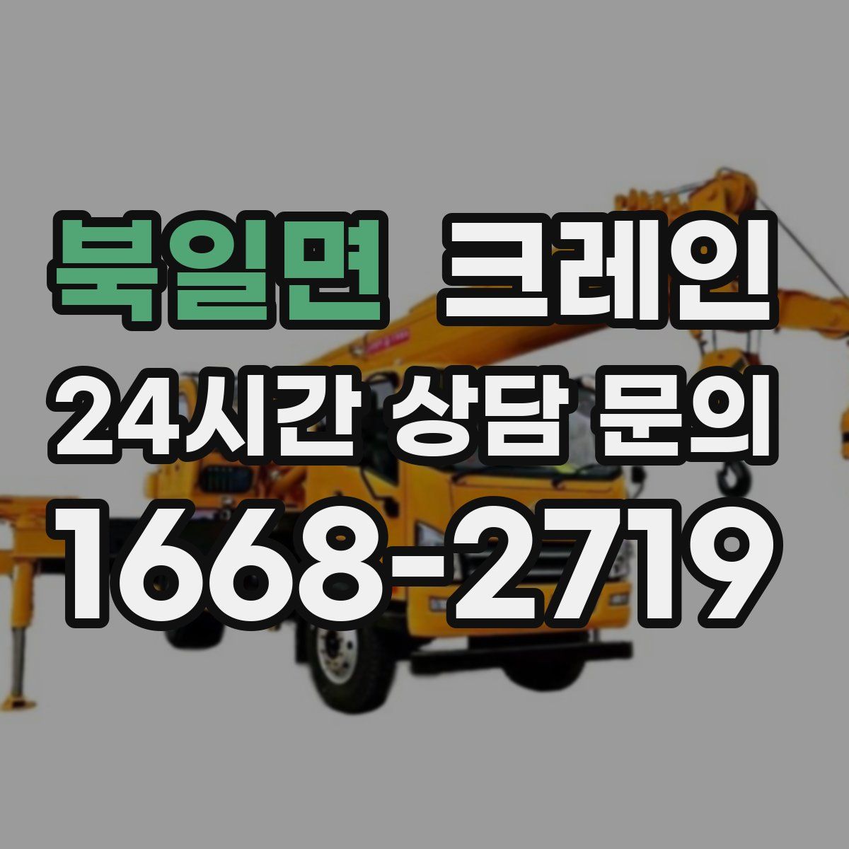 북일면 카고 크레인