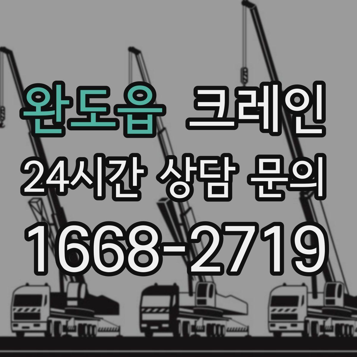 완도읍 크레인 라인 증설 장비 반입 마감까지