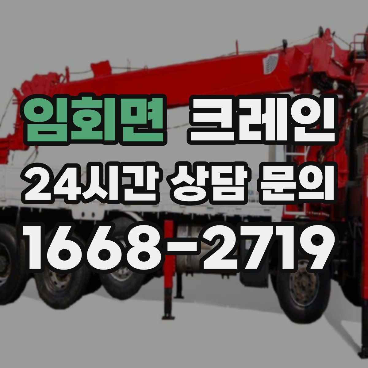 임회면 카고 크레인