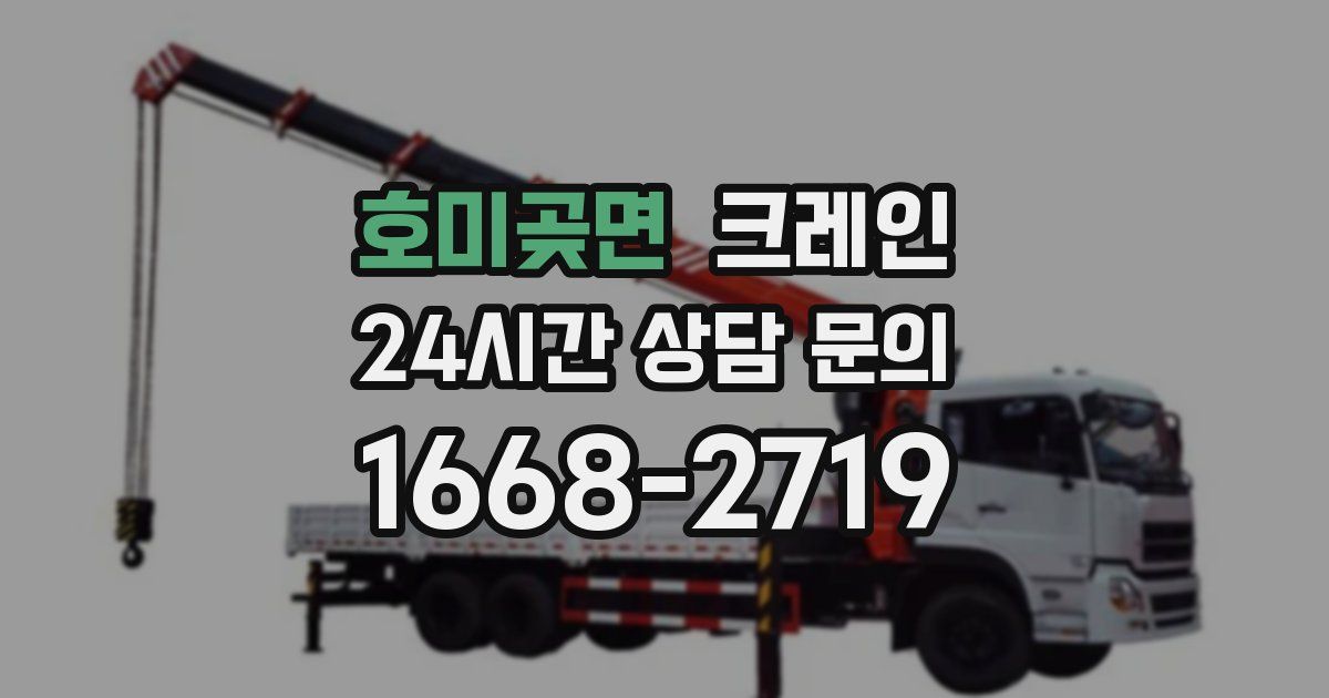 호미곶면 크레인