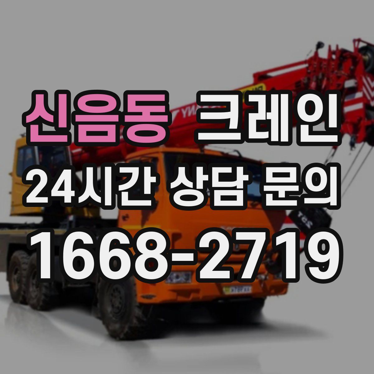 신음동 카고 크레인