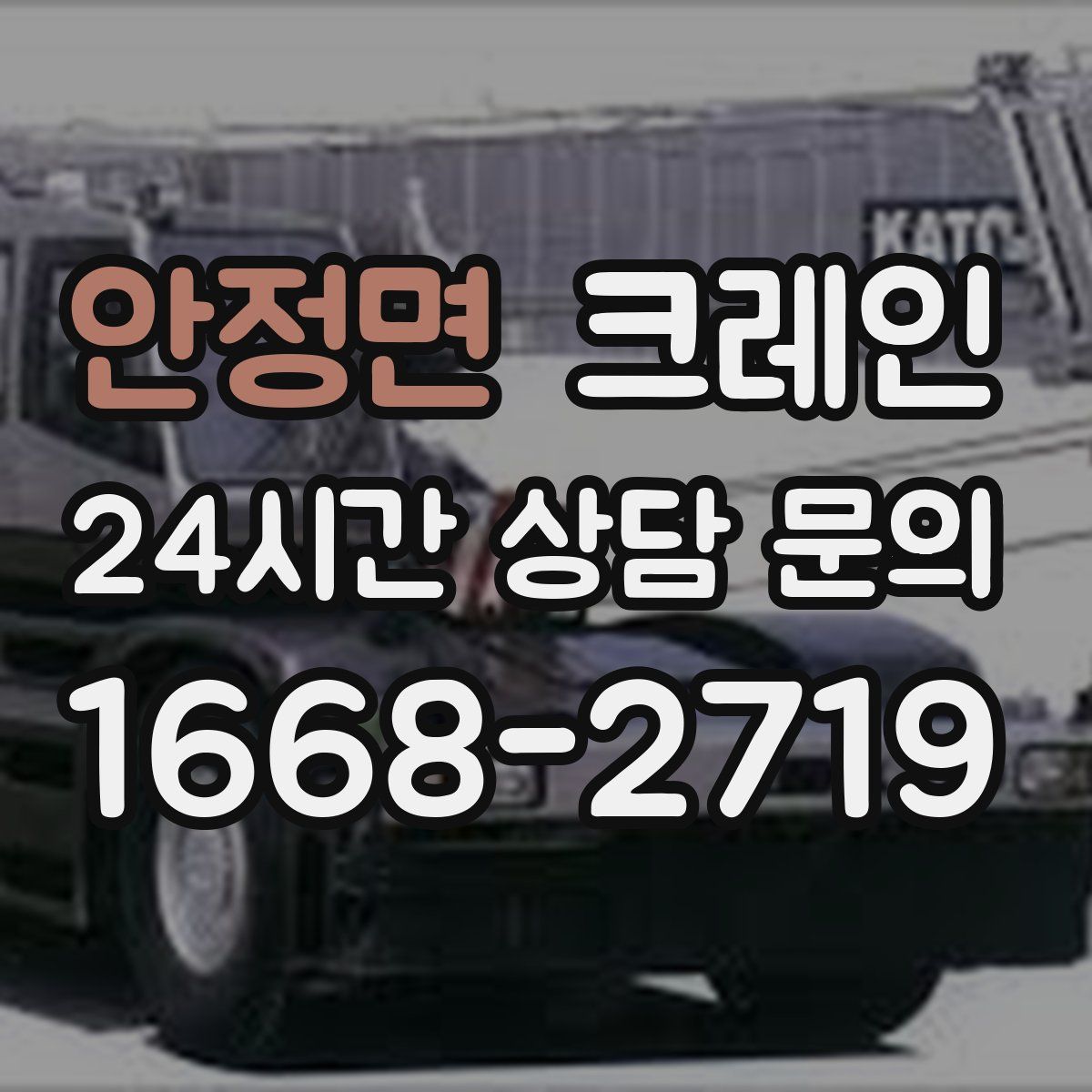 안정면 카고 크레인