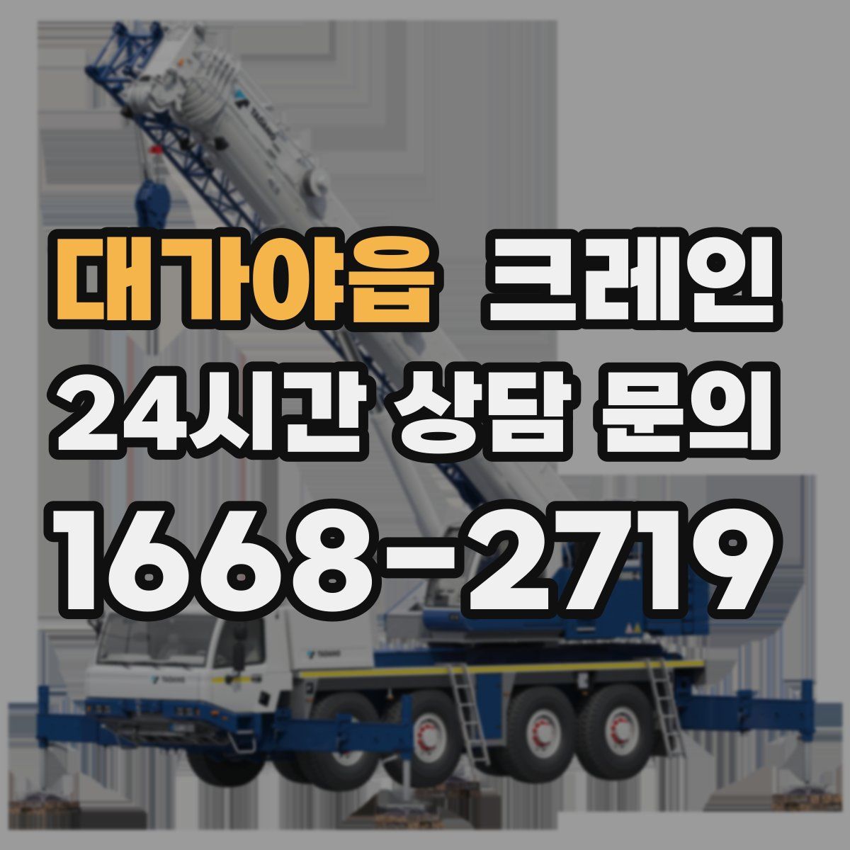 대가야읍 카고 크레인