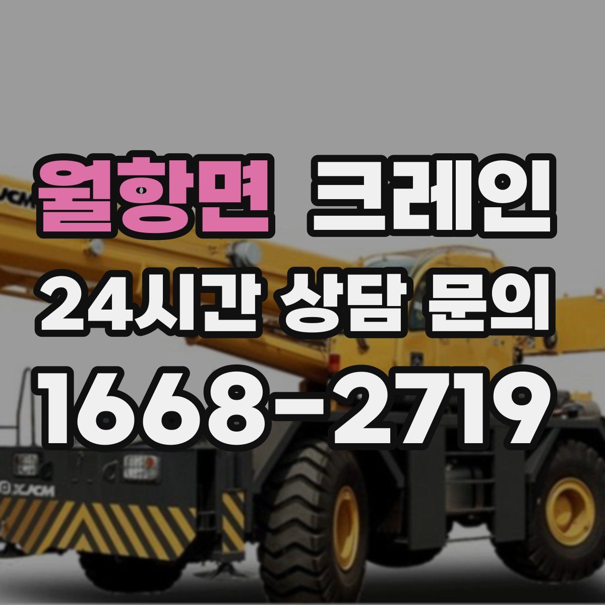 월항면 카고 크레인