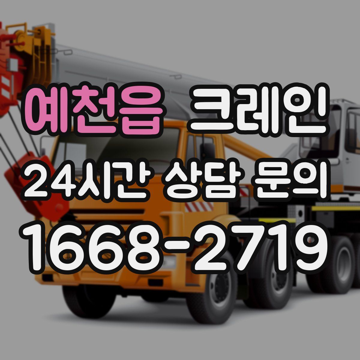 예천읍 카고 크레인