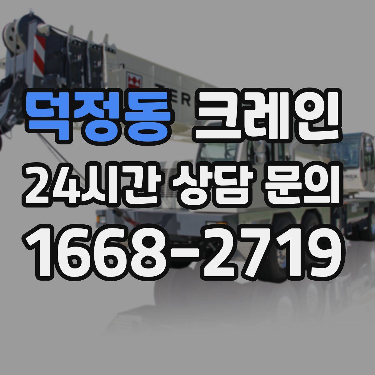 덕정동 카고 크레인