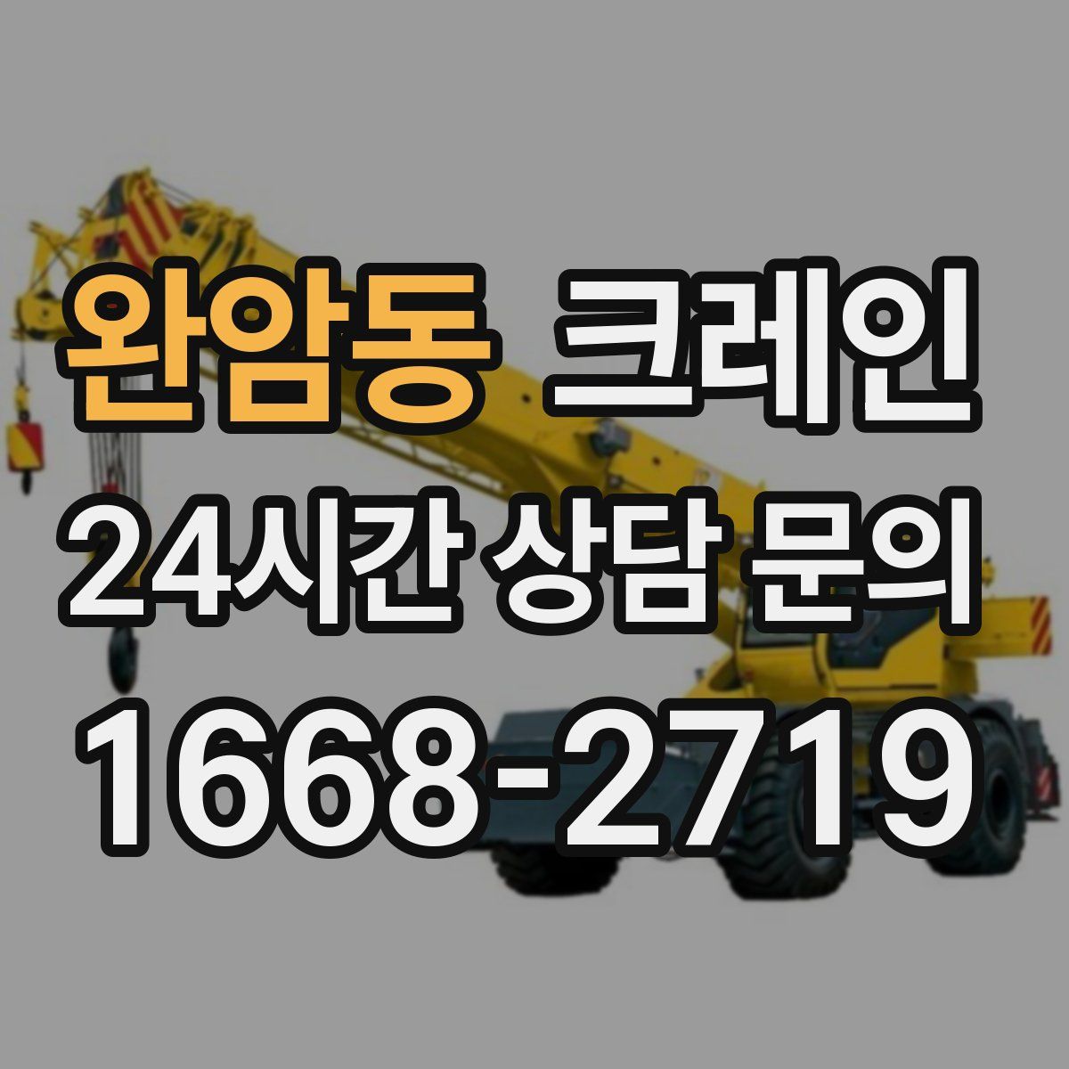 완암동 카고 크레인