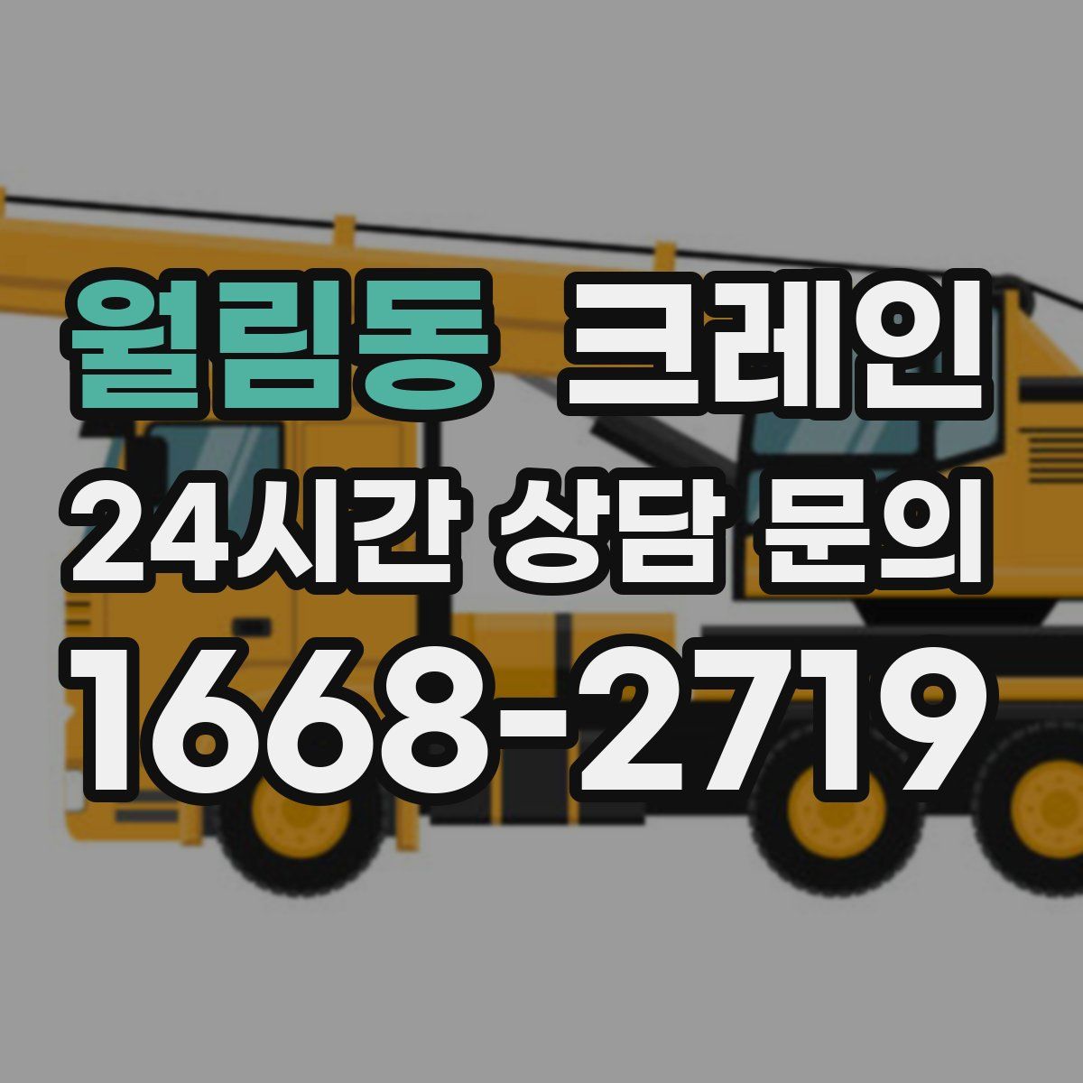 월림동 카고 크레인