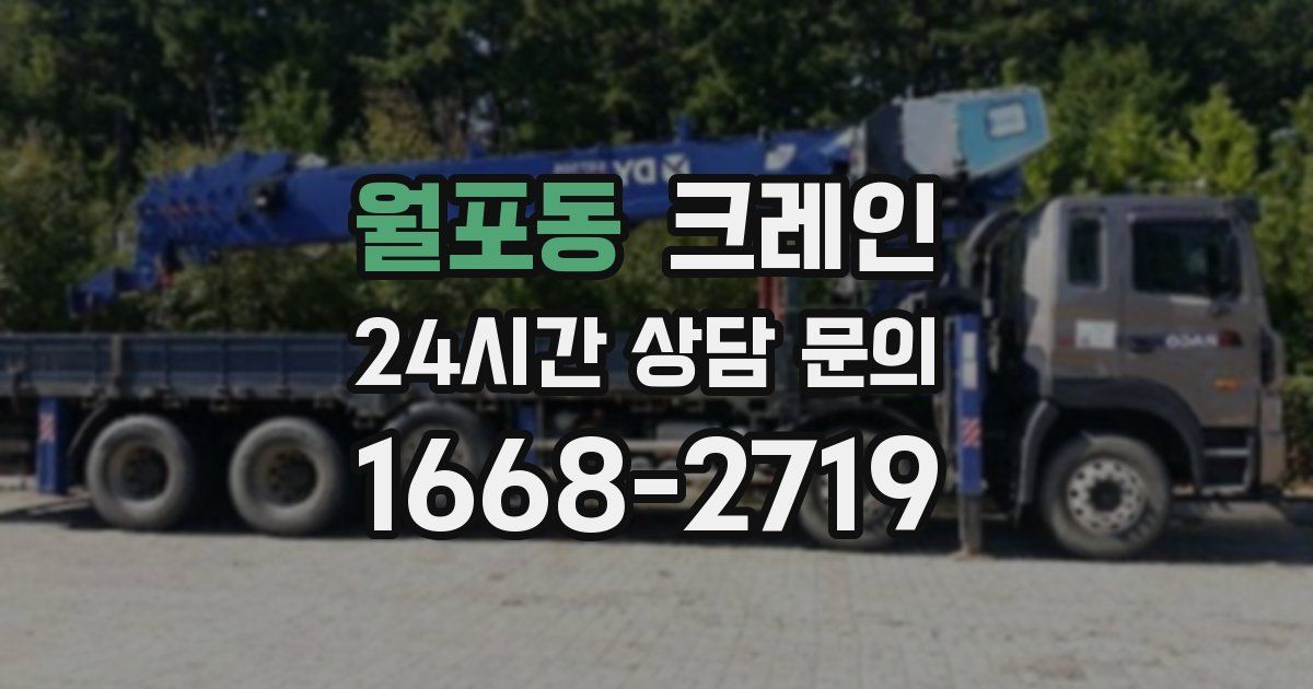 월포동 크레인