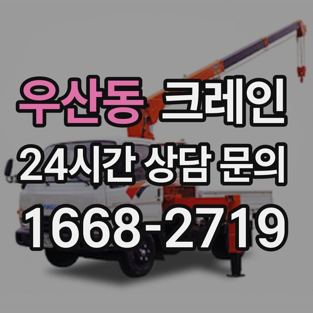 우산동 카고 크레인