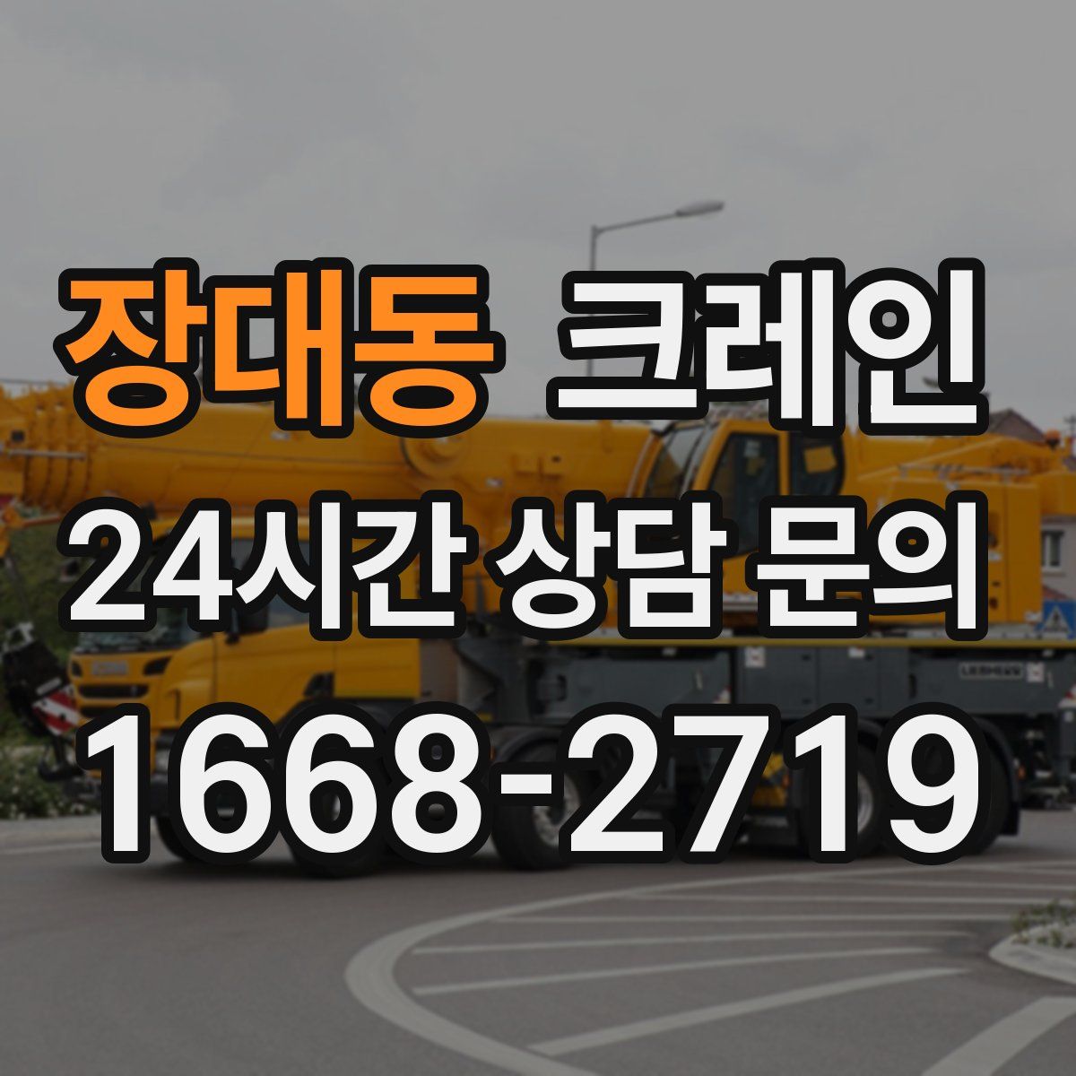 장대동 카고 크레인