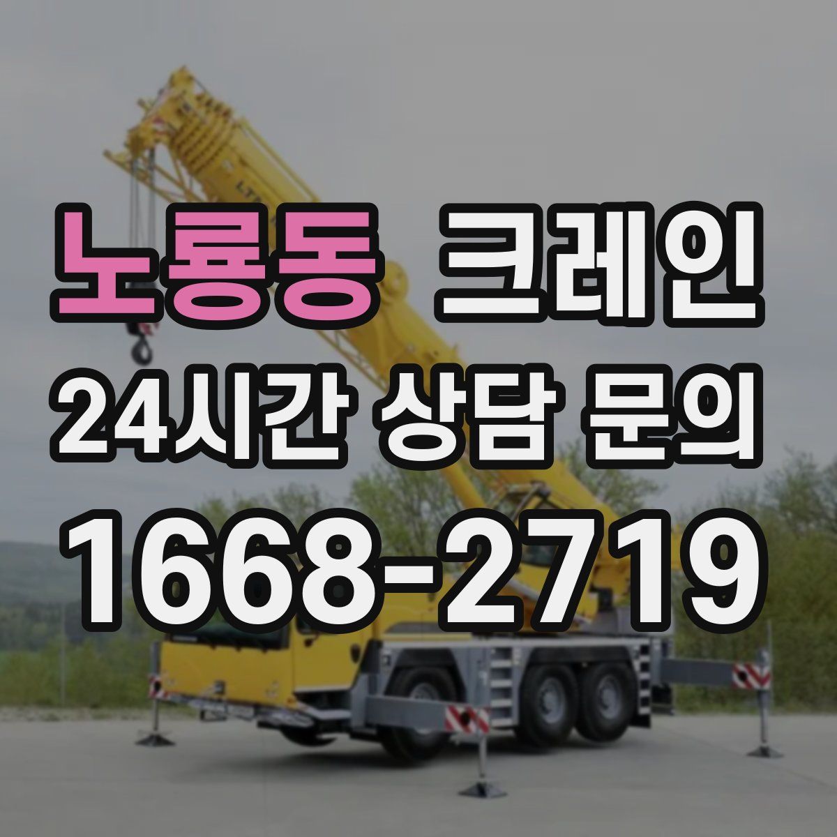 노룡동 카고 크레인