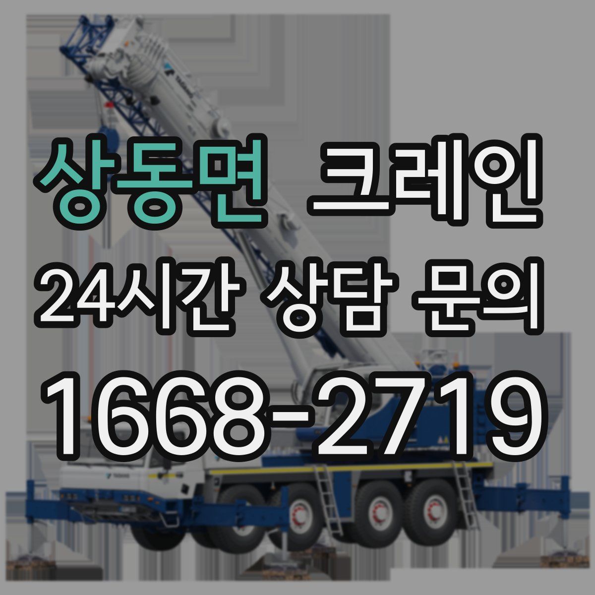 상동면 카고 크레인