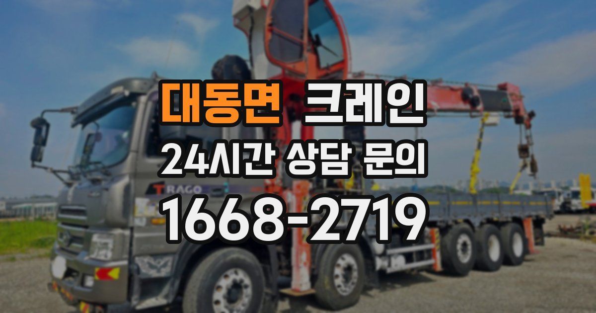 대동면 크레인