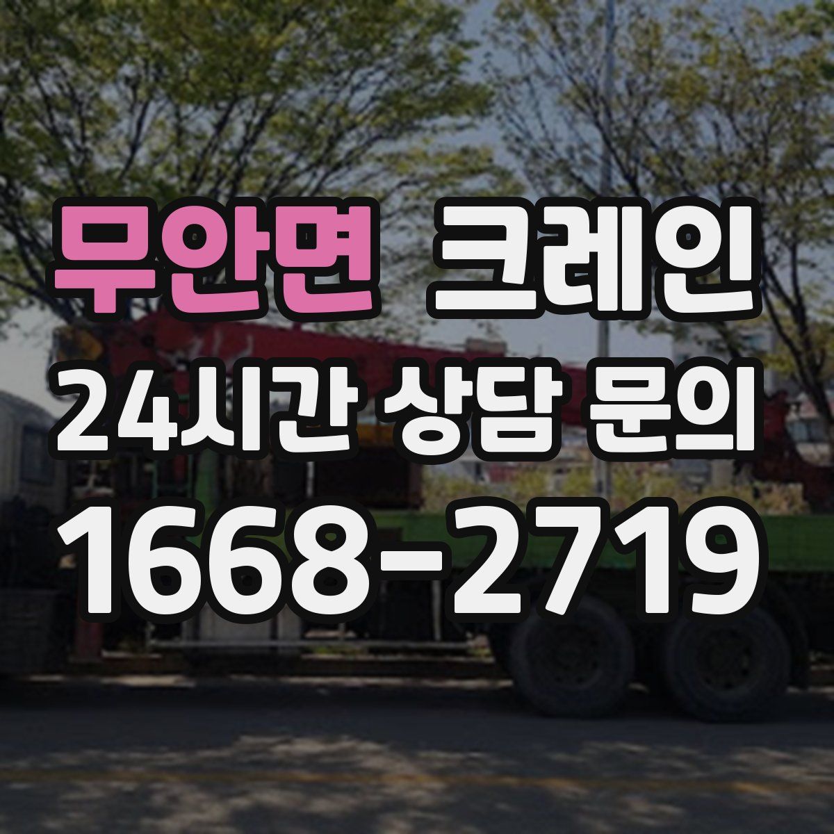 무안면 카고 크레인