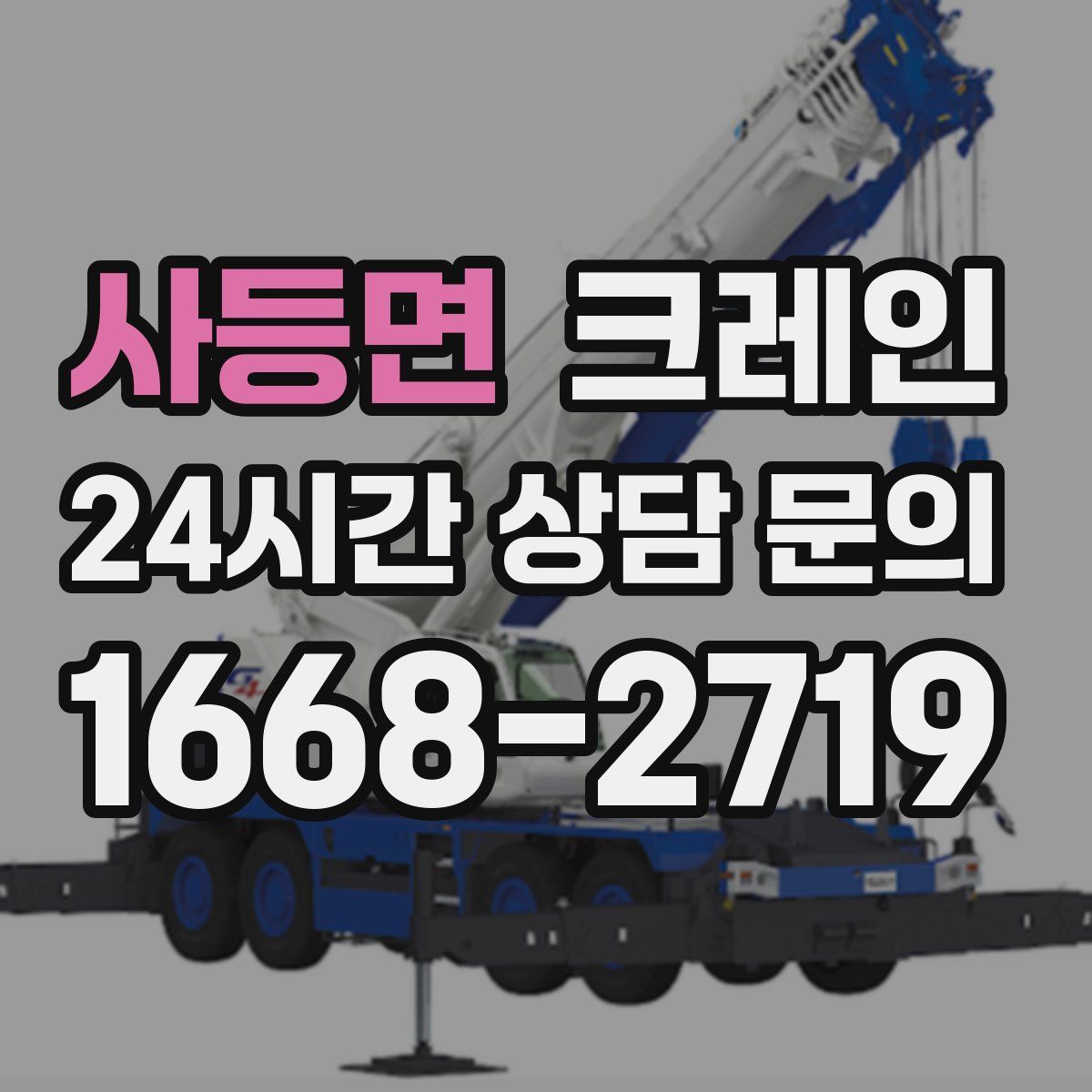 사등면 카고 크레인