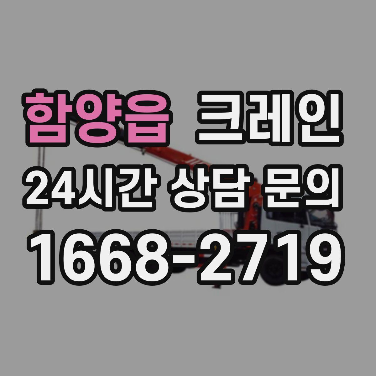 함양읍 카고 크레인