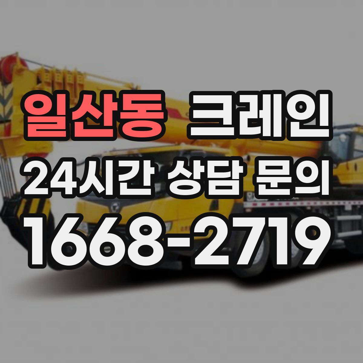 일산동 카고 크레인