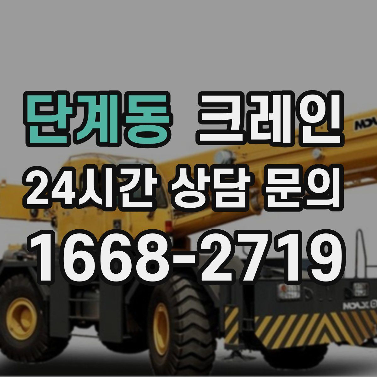 단계동 카고 크레인