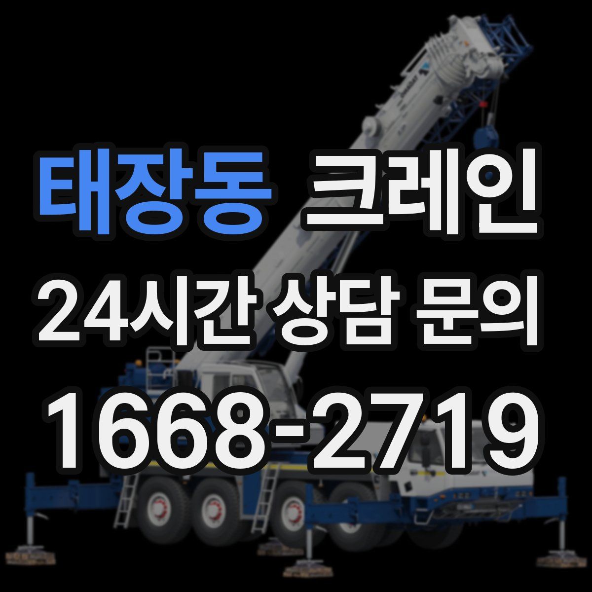 태장동 카고 크레인