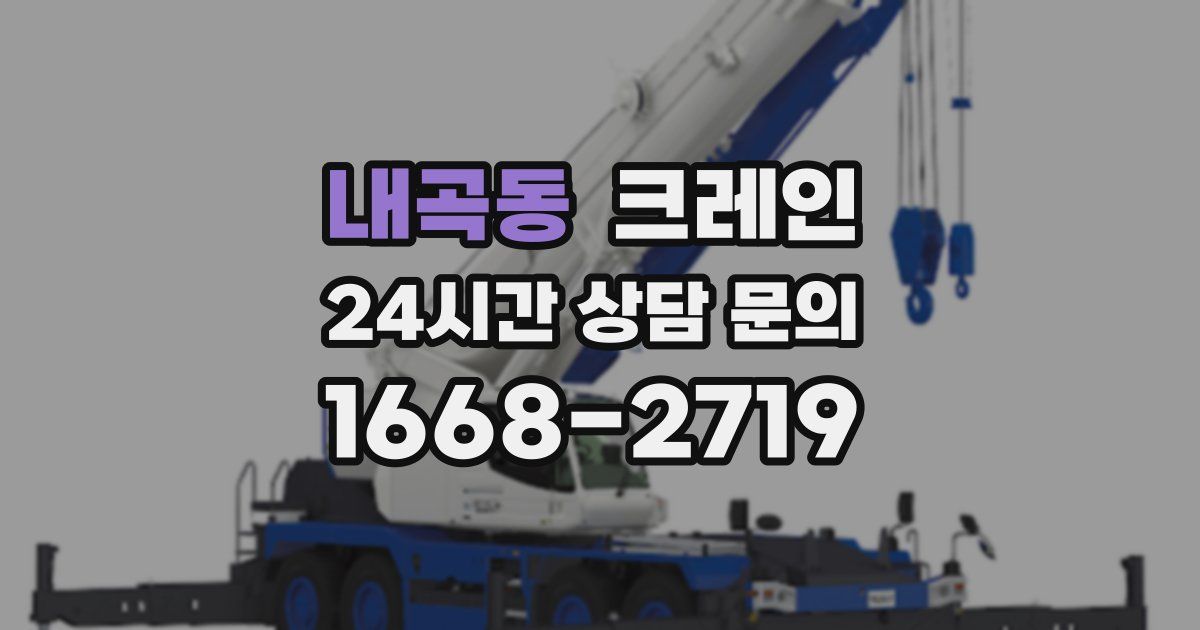 내곡동 크레인