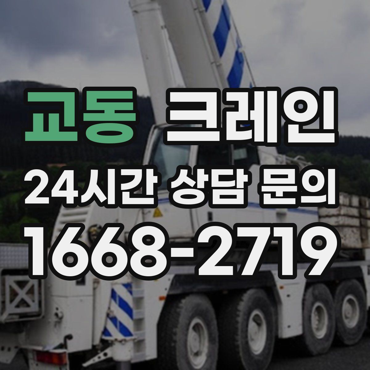 교동 카고 크레인