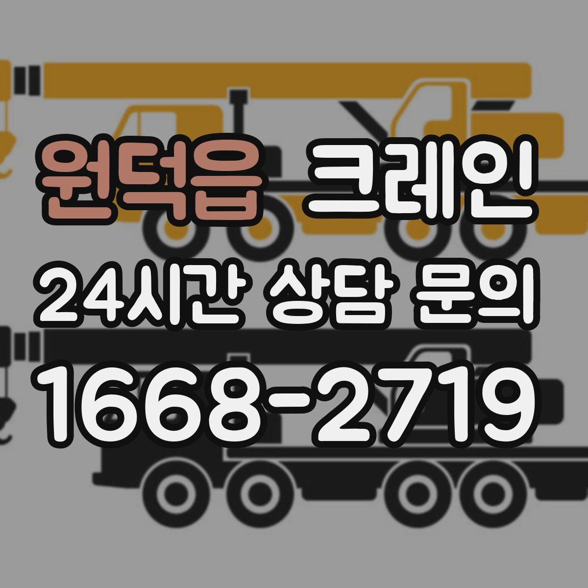 원덕읍 카고 크레인