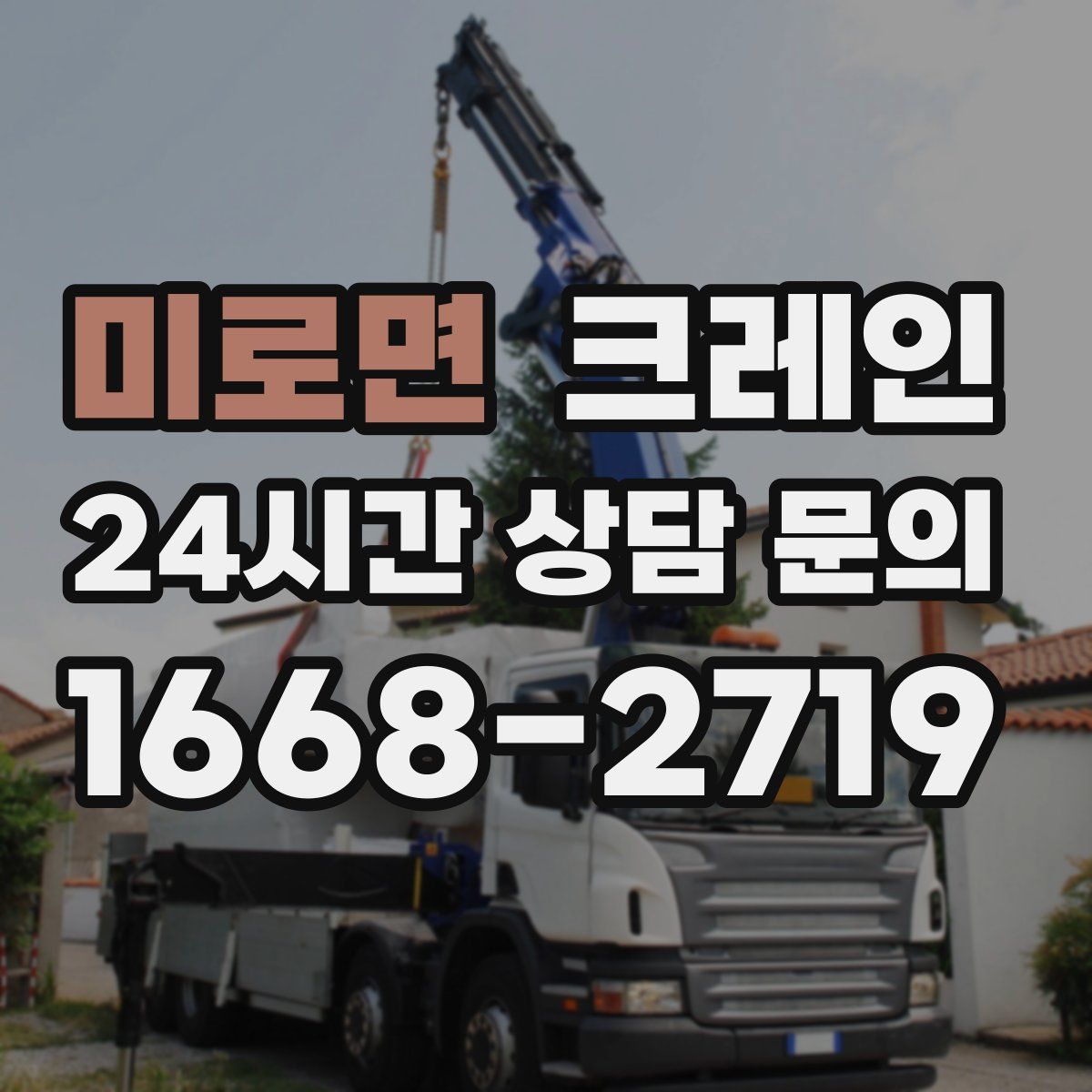 미로면 카고 크레인