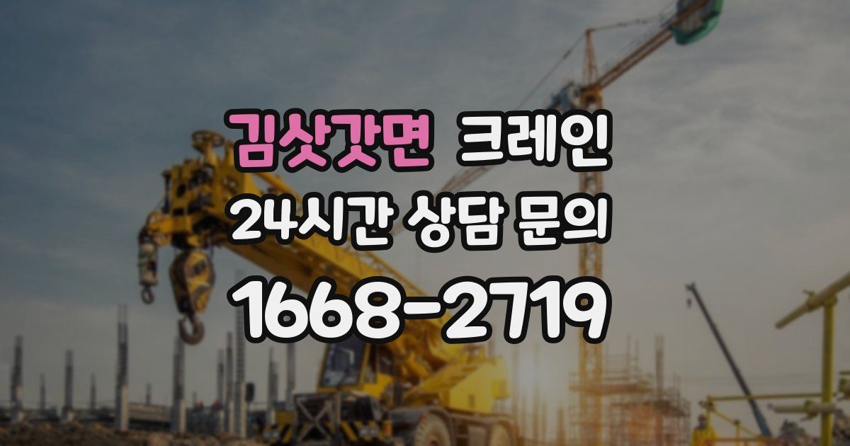 김삿갓면 크레인